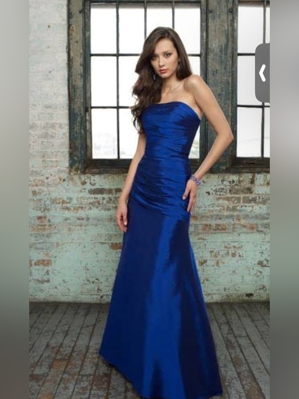 Tiffany & Co. Royal Blue Strapless Dress plus size